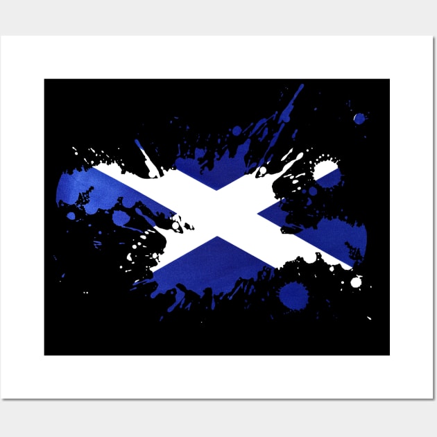 Scotland Flag Wall Art by GoldenGear